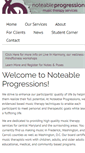 Mobile Screenshot of noteableprogressions.com